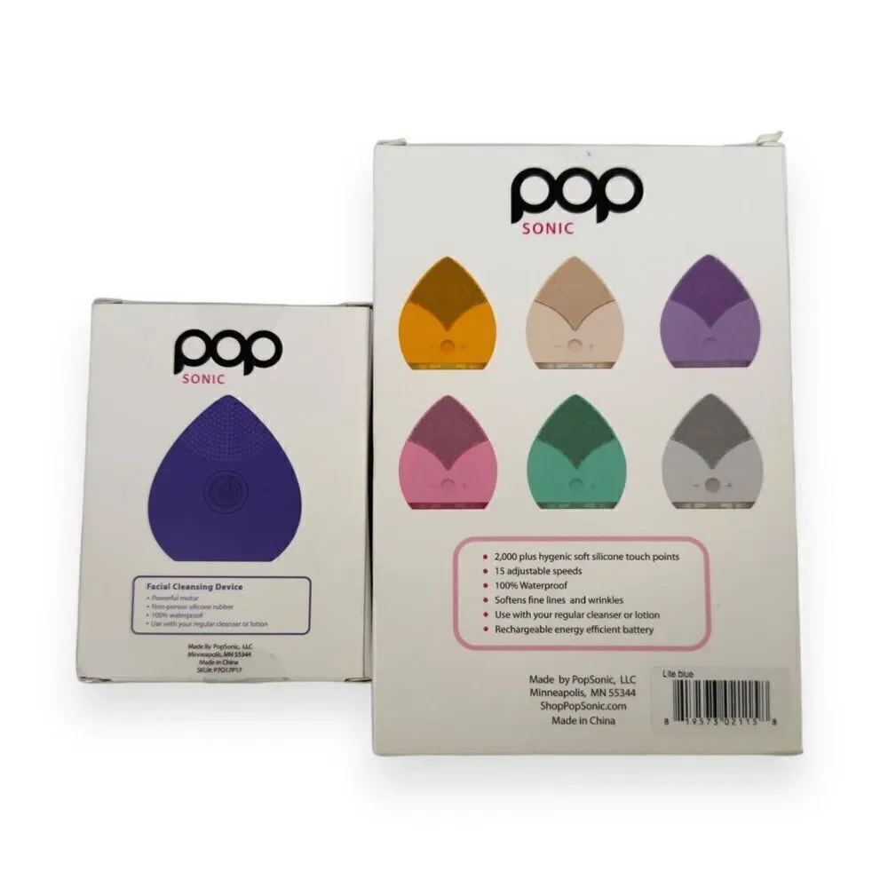 PopSonic‎ Leaf and Leafbud Sonic Facial Cleaning Bundle